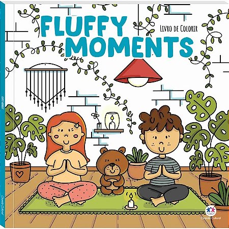 Livro de Colorir - Fluffy Moments - Editora Ciranda Cultural