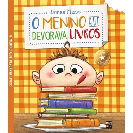 Livro O Menino que Devorava Livros - Cartonado - Pé da Letra