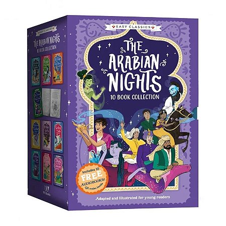 Box com 10 Livros - The Arabian Nights - W. Books
