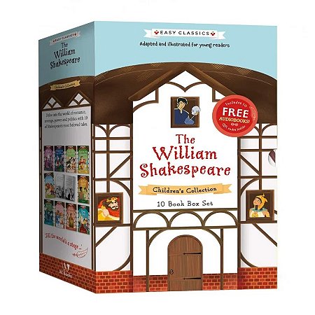 Box com 10 Livros - The William Shakespeare Children's Collection - W. Books
