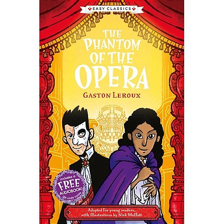 Livro The Phanton of the Opera - em inglês - texto adaptado
