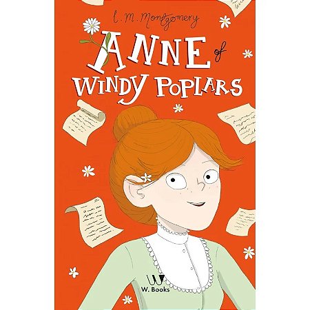 Livro Anne of Windy Poplars - em inglês -  W. Books