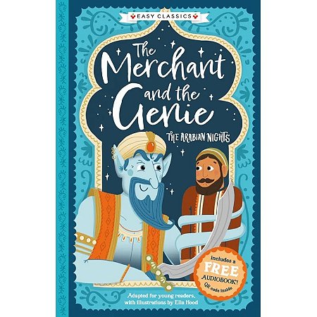 Livro The Merchant and the Genie - em inglês - texto adaptado - W. Books
