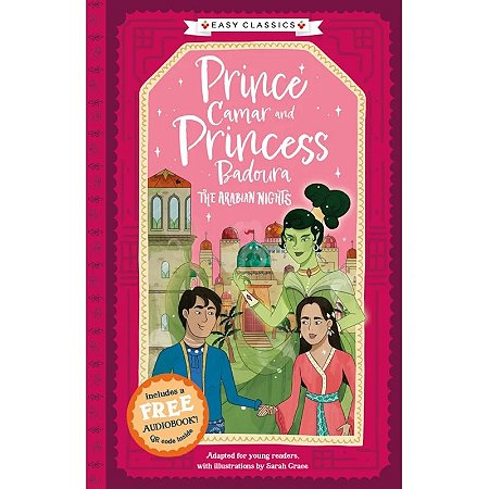 Livro Prince Camar and Princess Badoura - em inglês - texto adaptado