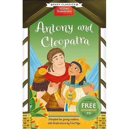 Livro Antony and Cleopatra - em inglês - texto adaptado