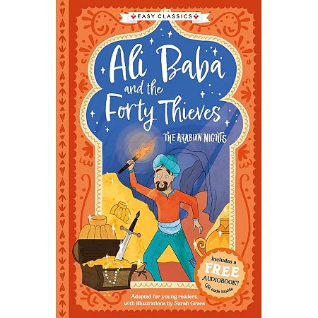 Livro Ali Baba and the Forty Thieves - em inglês -texto adaptado