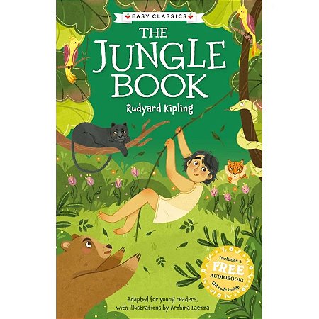 Livro The Jungle Book - em inglês - texto adaptado