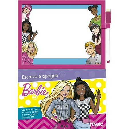 Livro Barbie - Escreva e Apague - Magic Kids