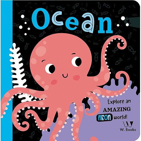 Livro Cartonado Ocean - em inglês - W. Books