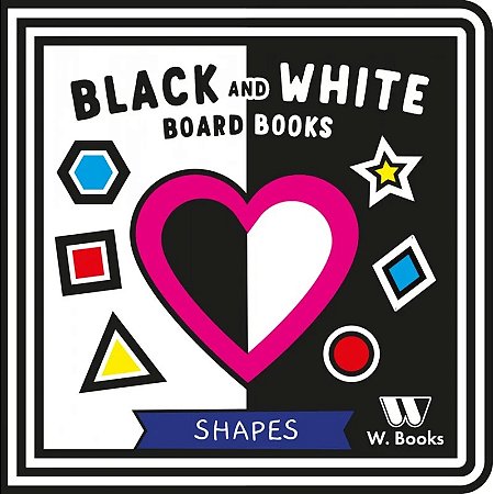 Livro Cartonado Shapes - em inglês - W. Books