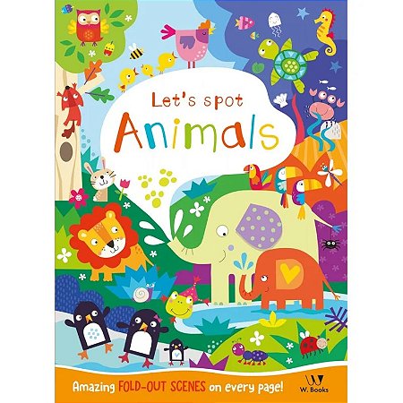 Livro Procure e Encontre Animals - em inglês - W. Books