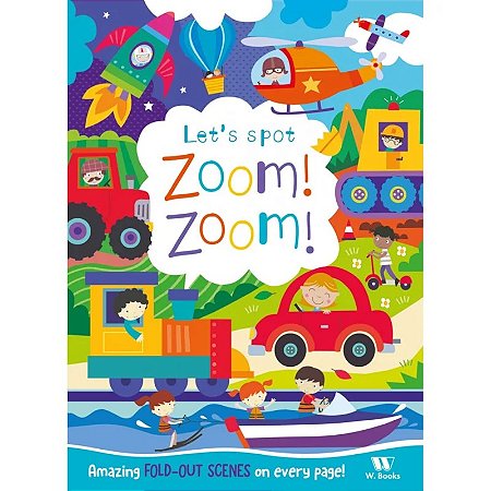 Livro Procure e Encontre Zoom! Zoom! - em inglês - W. Books
