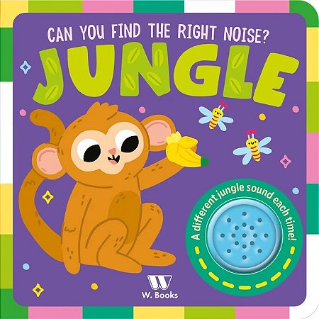 Livro Sonoro Jungle - em inglês - W. Books