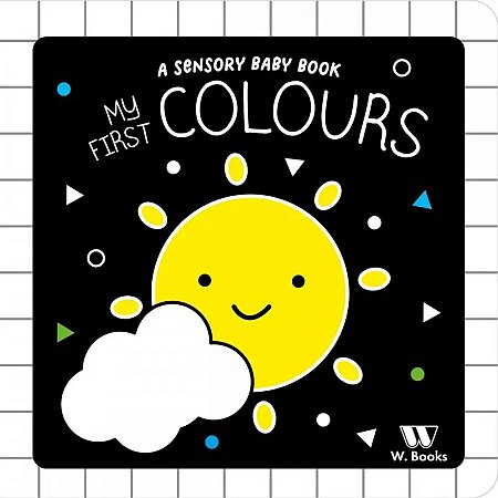 Livro Cartonado My First Colours - em inglês - W. Books