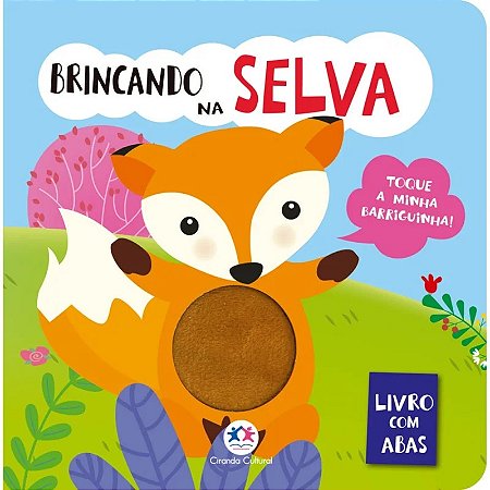 Livro Toque e Sinta - Brincando na Selva - Ciranda Cultural