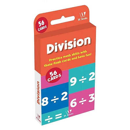 Flash Cards: Division - em inglês - W. Books