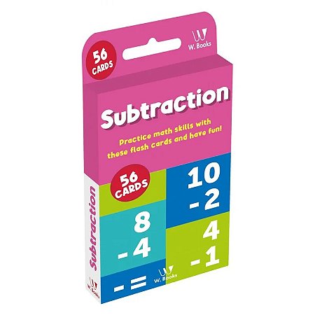 Flash Cards: Subtraction - em inglês - W. Books