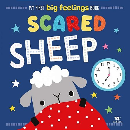 Livro My First Big Feelings - Scared Sheep - em inglês - W. Books