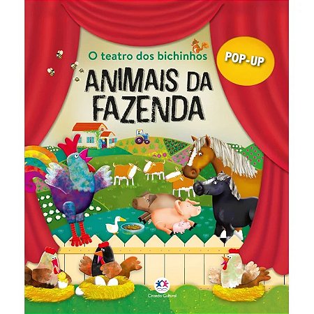 Livro Pop-Up - Animais da Fazenda - Ciranda Cultural