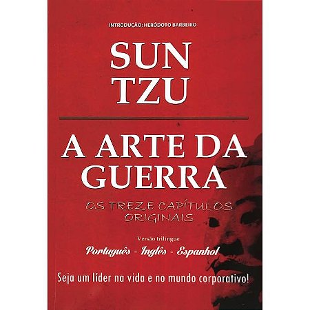 Livro A Arte da Guerra - Versão Trilíngue - Editora Pé da Letra