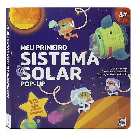 Livro Pop-Up Meu Primeiro Sistema Solar - Happy Books
