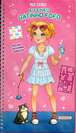 Livro Meu Estilo - Eu e Meu Gatinho Fofo - Editora Girassol