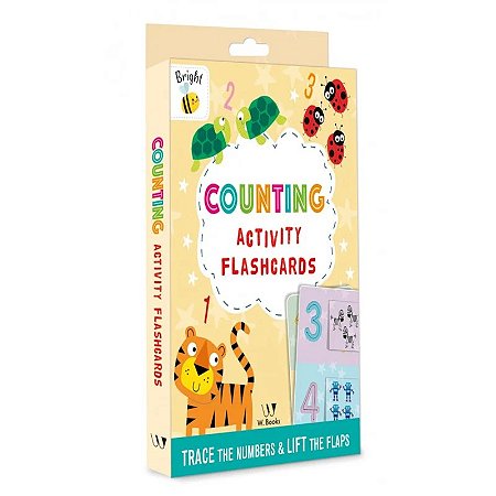 Flash Cards Counting Activity - em inglês - W. Books