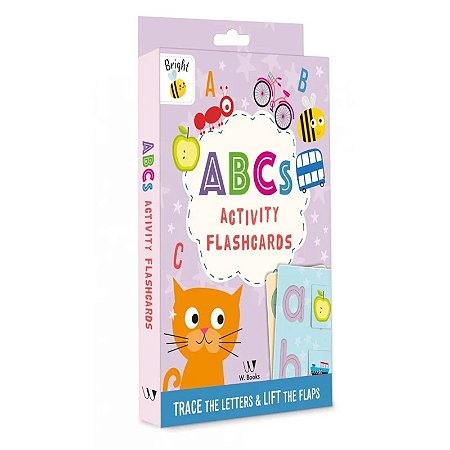 Flash Cards ABCs Activity - em inglês - W. Books