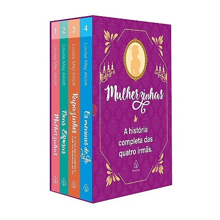 Box com 4 Livros - Mulherzinhas: a História Completa - Principis