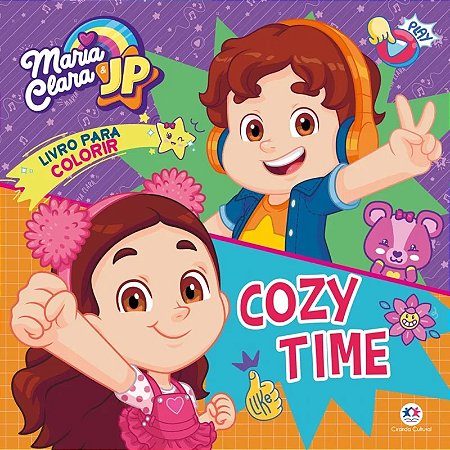 Livro de Colorir Maria Clara e JP - Cozy Time - Ciranda Cultural