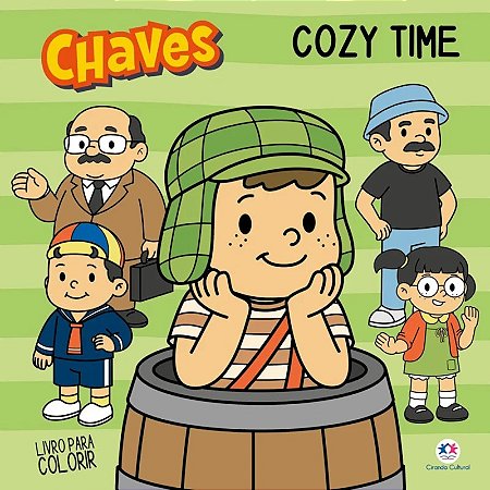 Livro de Colorir Chaves - Cozy Time - Editora Ciranda Cultural