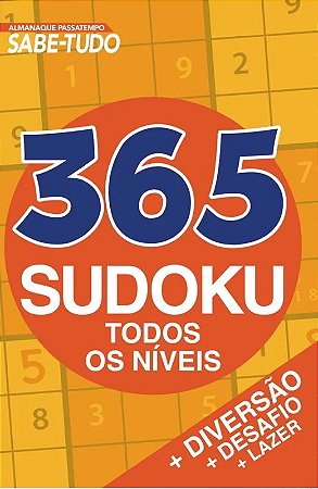 Livro Almanaque Passatempos Sabe-Tudo: 365 Sudoku - Online Editora