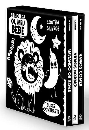 Box com 3 Livros - Biblioteca Oi, Meu Bebê - Online Editora