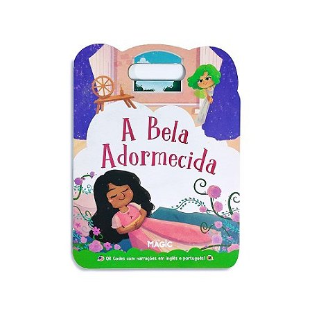 Livro A Bela Adormecida - Texto e Narração em Português e Inglês