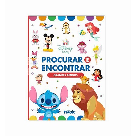 Livro Disney Baby Grandes Amigos - Procurar e Encontrar - Magic Kids