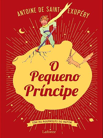 Livro O Pequeno Príncipe - Capa Vermelha - Editora Lafonte