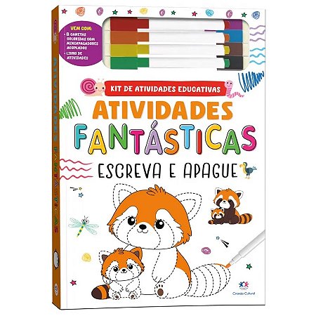 Livro Escreva e Apague Atividades Fantásticas - Ciranda Cultural