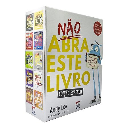 Box com 10 Livros - Não Abra Este Livro - Edição Especial