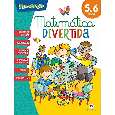 Livro Tindolelê - Matemática Divertida - Editora Ciranda Cultural