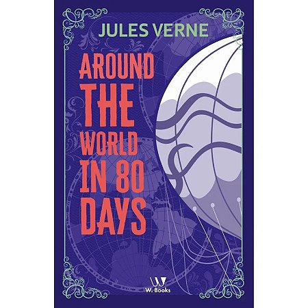 Livro Around the World in Eighty Days - Jules Verne - em inglês