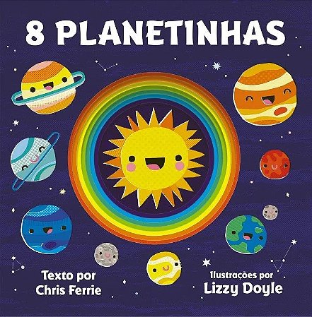 Livro Cartonado - 8 Planetinhas - Editora Online