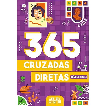 Livro 365 Cruzadas Diretas - Nível Difícil I - Ativamente