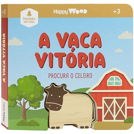Livro Happy Wood - Amigos à Procura: A Vaca Vitória - Happy Books