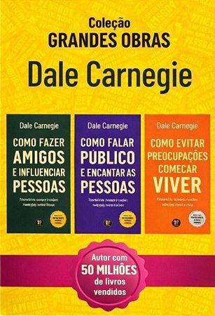 Box com 3 Livros - Grandes Obras: Dale Carnegie - Editora Pé da Letra
