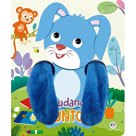 Livro com Dedoche - Estudando Juntos - Editora Ciranda Cultural