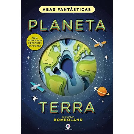 Livro Abas Fantásticas - Planeta Terra - Editora Ciranda Cultural