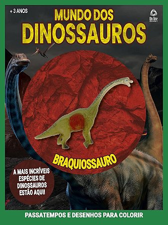 Livro Mundo dos Dinossauros - Braquiossauro - com Miniatura