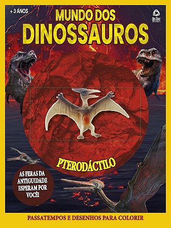 Livro Mundo dos Dinossauros - Pterodáctilo - com Miniatura