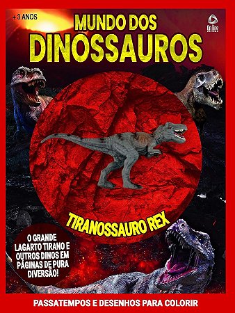 Livro Mundo dos Dinossauros - Tiranossauro Rex - com Miniatura