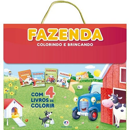 Livro Colorindo e Brincando - Fazenda - Editora Ciranda Cultural